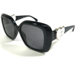 CHANEL Sunglasses 5518-A c.501/T8 Large Black Frames White Mirror Clasp ... - $654.28
