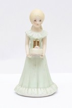 Growing Up Birthday Girl AGE 11 Blonde Hair Porcelain Figurine Enesco - $11.87