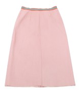 STOULS Pink Leather Skirt Straight Slip On Elasticized Waist Vent  XS NW... - £373.64 GBP