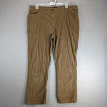 Nautica Tan Corduroy Pants Men&#39;s 40x32 Straight Fit Stretch Academia Grunge - $459.38 MXN