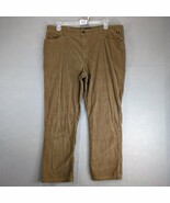 Nautica Tan Corduroy Pants Men&#39;s 40x32 Straight Fit Stretch Academia Grunge - $459.38 MXN
