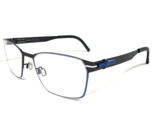 OVVO Optics Eyeglasses Frames 3934 c 50P/44A Matte Black Blue Square 53-... - $259.50