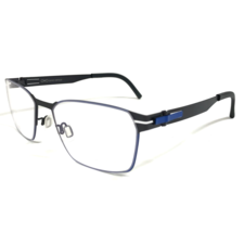 OVVO Optics Eyeglasses Frames 3934 c 50P/44A Matte Black Blue Square 53-19-140 - £209.10 GBP