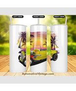 Happy Days Ralph Malph 1929 Ford Famous Car Sunset Drink Tumbler - £20.87 GBP