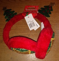 Ho-Ho-Holiday Christmas Tree Ear Muffs - £7.96 GBP