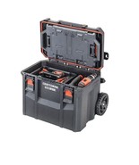 System 22.5-In Black Structural Foam Lockable Toolbox New. Portable Tool... - £106.12 GBP