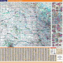Proseries Wall Map: Northern Great Plains (R) - £210.55 GBP