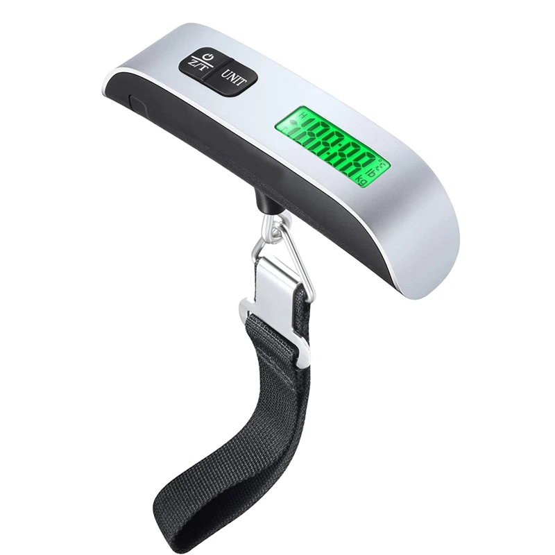 Portable Digital Scale 50kg 10g Electronic Balance Luggage Hanging Scale Suitcas - £133.48 GBP
