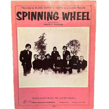 1969 Blood Sweat and Tears Spinning Wheel Sheet Music Vintage Soul R&amp;B DWC6 - $27.25