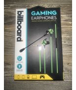 NIB New Billboard Premium Gaming Earphones with Mic Green BB2847 - €10,96 EUR