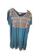 Savanna Jane Green Embroidered Dress Size 2X - €10,22 EUR