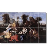 Nicholas Poussin Religious Painting Ceramic Tile Mural BTZ06796 - $328.24 CAD+