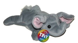 Oriental Trading Elephant &quot;Tiny&quot; Beanbag Plush 8 inch  NWT Stuffed Animal - £11.58 GBP