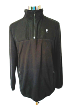 Fila Sport Sweatshirt Men’s Size Medium Black Pullover 1/4 Zip Live in Motion - £13.09 GBP