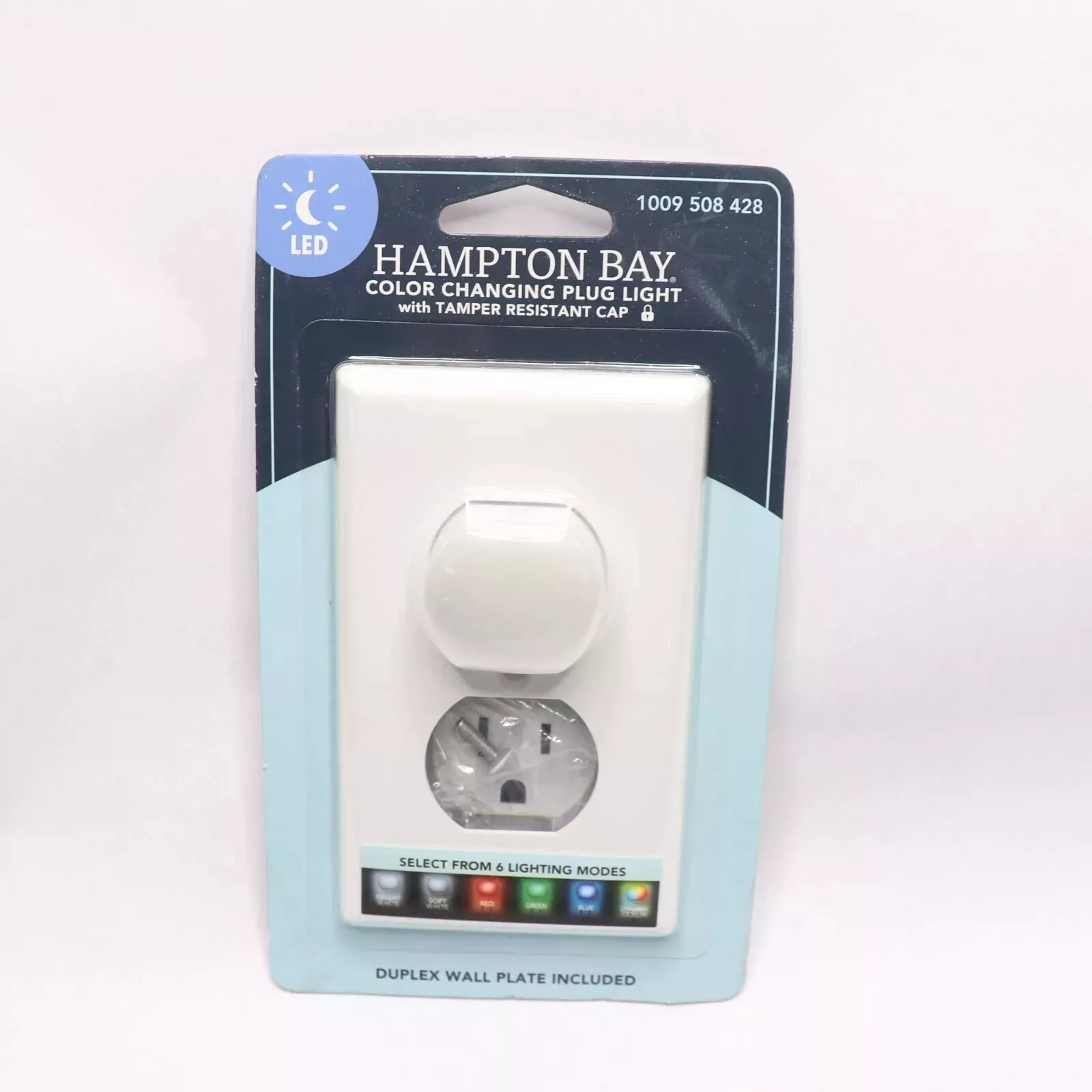 LOT OF 6 LED HAMPTON BAY COLOR CHANGING PLUG LIGHT W / TAMPER RESISTANT ... - $30.00