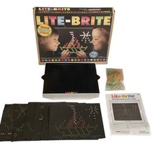 New Lite Brite Ultimate Classic - 6 Templates 200+ Colored Peg LED Lights 02215 - £16.02 GBP