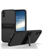Black TPU Kickstand Case for Apple iPhone X XS - Hard Shockproof Cover U... - $3.00