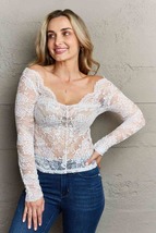 Ninexis Be Kind Off The Shoulder Lace Top - £21.55 GBP