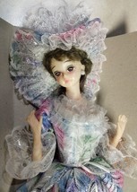 Miss Rosa Elegance Dolls Musical Rotating Umbrella Doll Vintage - £34.83 GBP