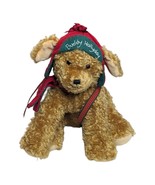 Hallmark Buddy Hollyday 9in Christmas Teddy Bear with Hat &amp; Embroidered ... - $11.87
