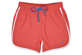 Brooks Brothers Light Red 5&quot; Contrast Pipe Swim Trunk Shorts, XL XLarge 8635-10 - £70.26 GBP