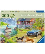 NEW Ravensburger Jigsaw Puzzle 200 XL Pieces 12001370 Summer Lake House - $492.07 MXN