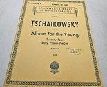 Tschaikowsky Op. 39 Album for the Young 24 Easy Piano Pieces Songbook - $6.98