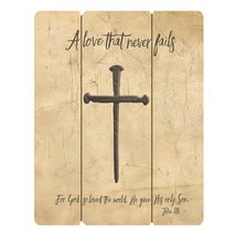 Creative Brands Inspirational Wooden Plank Wall Decor with Scripture for... - $27.72