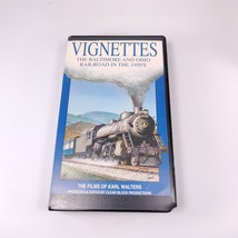 ✅ Vignettes B&amp;O BALTIMORE OHIO 1950&#39;s Steam Engine Railroad Train Video VHS - $7.91