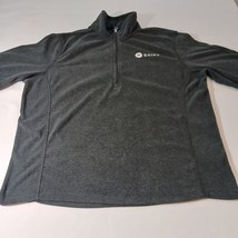 Shipt Gray 1/4 Zip Men's Employee Pocket Logo Hoodie Sweatshirt Jacket Size L image 9