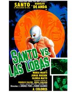 Archive Cinema 'Santo vs Las Lobas' Lucha Libre Poster Print, 11" x 17",... - $15.63