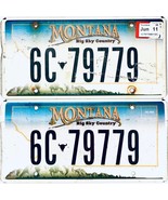 2011 United States Montana Gallatin County Passenger License Plate 6C 79779 - €17,18 EUR