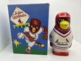 ST. LOUIS CARDINALS 1990 MLB Collector Stein Red Bird Figure Fredbird 7&quot;... - $22.72