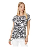 Lilly Pulitzer Womens Etta Scoop Neck, Coconut Lets Pawty Large - $48.00