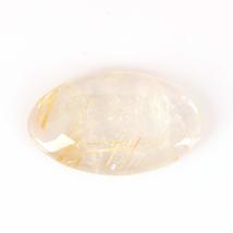 12.58 Carats TCW 100% Natural Golden Rutile Quartz Oval cabochon Gem by DVG - £12.72 GBP