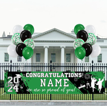 Personalized Graduation Banner Graduation Party Decorations Class of 202... - £20.75 GBP