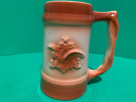 Vintage BUDWEISER KING OF BEERS Ceramic Handled Beer Mug - $18.99