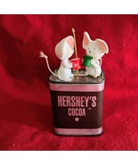 Vintage Christmas 1993 Keepsake Hallmark Ornament Hershey&#39;s Cocoa Tin Tw... - $240.75 MXN