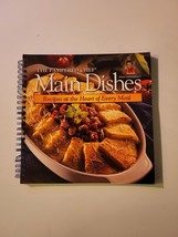 The Pampered Chef Main Dishes Recipe Book Cookbook Softcover Spiral Bound - £3.74 GBP