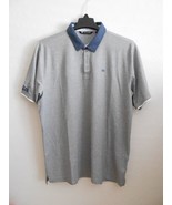 Travis Mathew Polo Golf Shirt Men&#39;s XXL Gray Pima Cotton Blend Breathable - $20.69