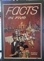 Facts in Five Game of Knowledge Vintage Trivia Bookshelf Game Avalon Hill - $555.24 MXN