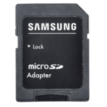 Samsung Micro SD to Full Size SD Flash Memory Card Adapter Reader Lockable - £7.07 GBP