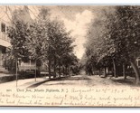 Third Avenue Street View Atlantic Highlands New Jersey NJ 1906 UDB Postc... - $6.88