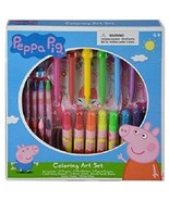 Peppa Pig Coloring Art &amp; Activity &amp; Accessories Set in Box, Hours of fun - $129.26 MXN