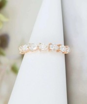 Pear Shaped Diamond Anniversary Ring, Gorgeous Half Eternity Anniversary Band - £78.29 GBP