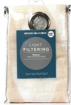 1 Ct Design Solutions Light Filtering Maroc Linen 50&quot; X 108&quot; Sheer Grommet Panel - £27.16 GBP