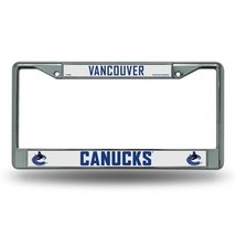 Vancouver Canucks Team Logo Nhl Chrome License Plate Frame Made In Usa - £23.88 GBP
