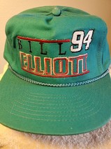 OLD VTG Bill Elliott #94 on a green NASCAR ball cap - $20.00