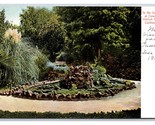 Garden at Cawston Ostrich Farm Pasadena California CA UNP UDB Postcard M17 - £2.33 GBP