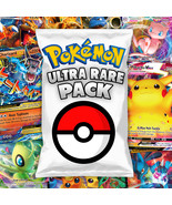 Pokemon Cards ULTRA RARE Pack (10 Assorted Card Lot) - EX, GX, VMAX Char... - £10.16 GBP